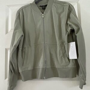 Athleta Olive Zip-Up Jacket